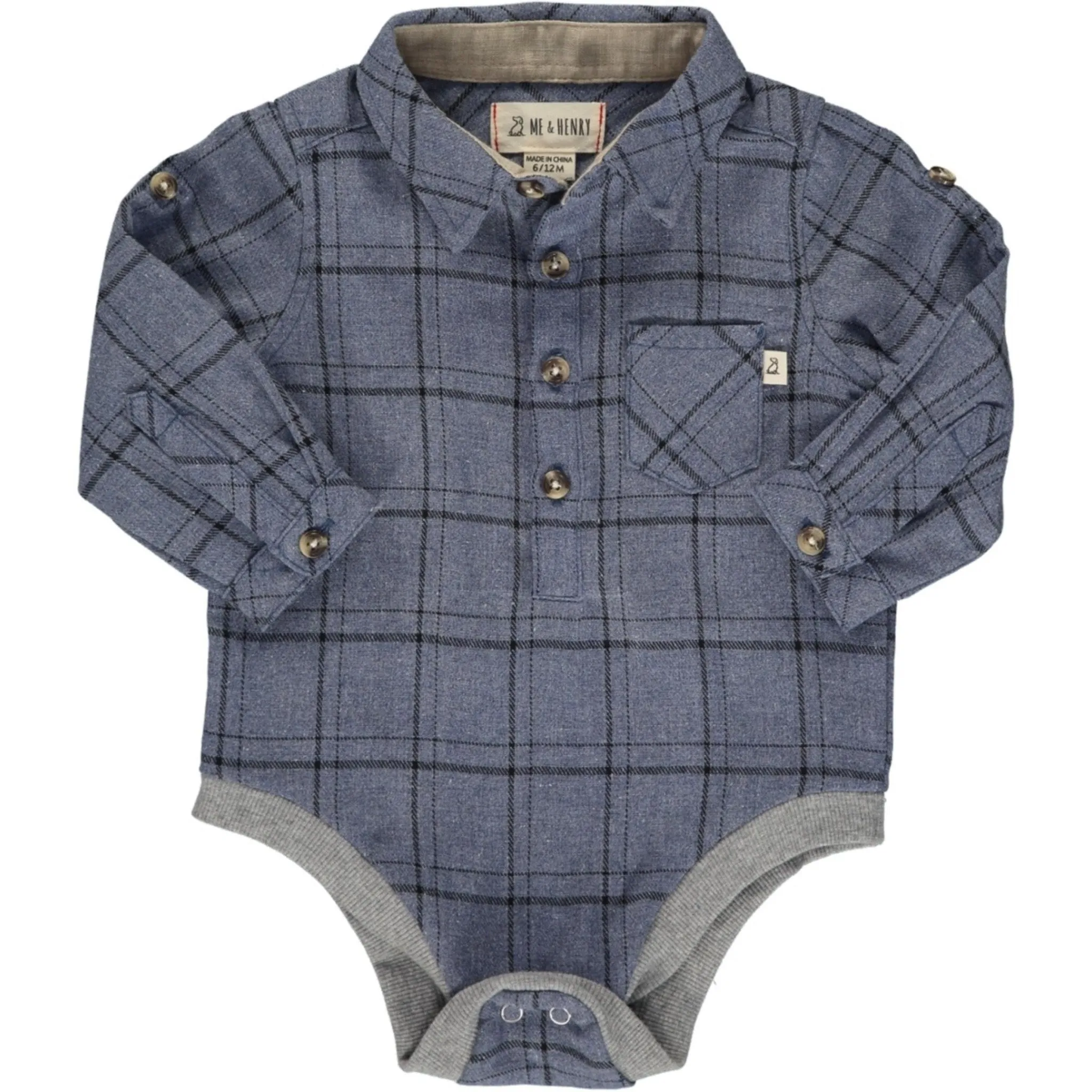 Plaid Woven Onesie by Me & Henry