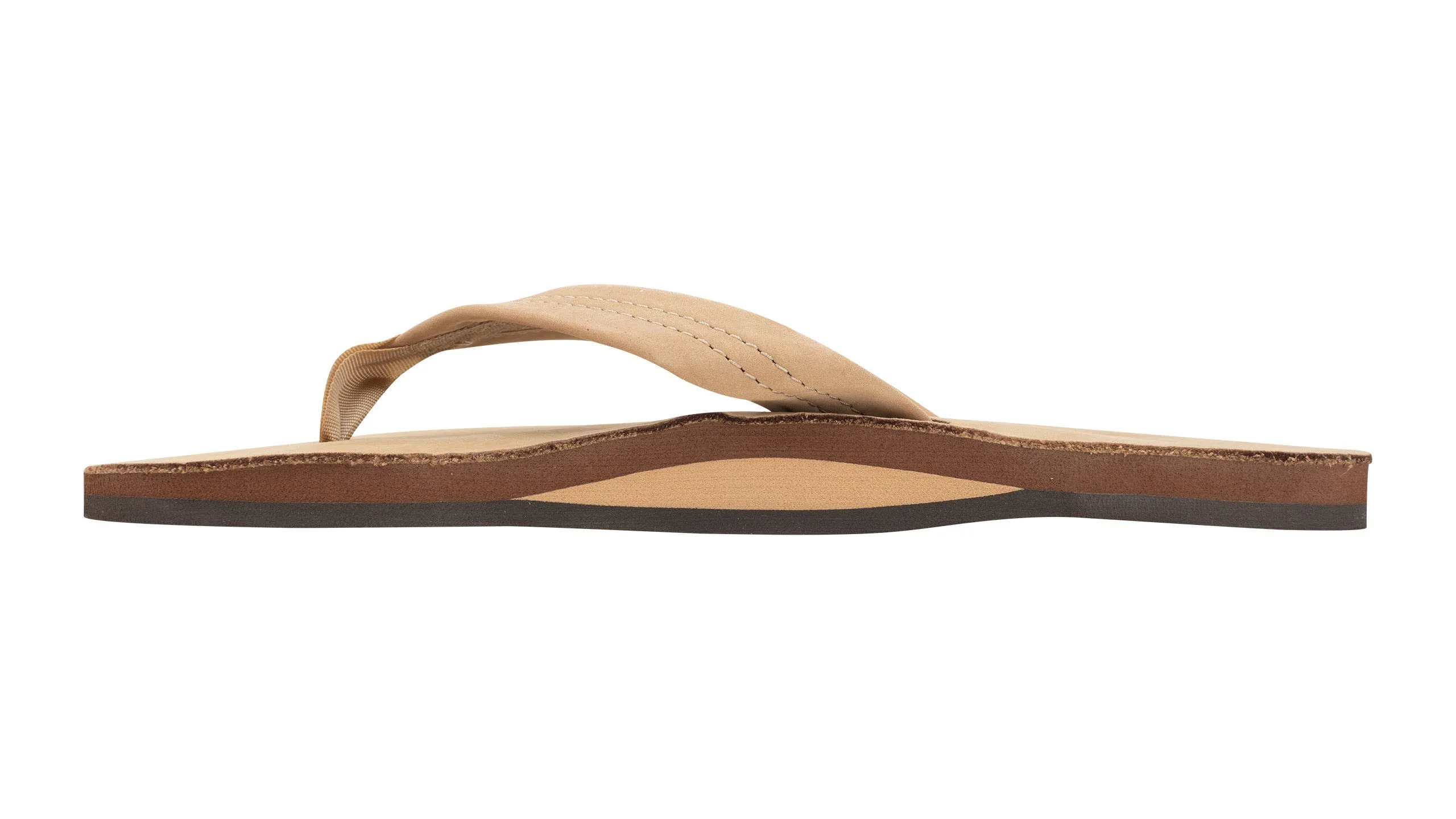 Rainbow Single Layer Leather Womens Sandal
