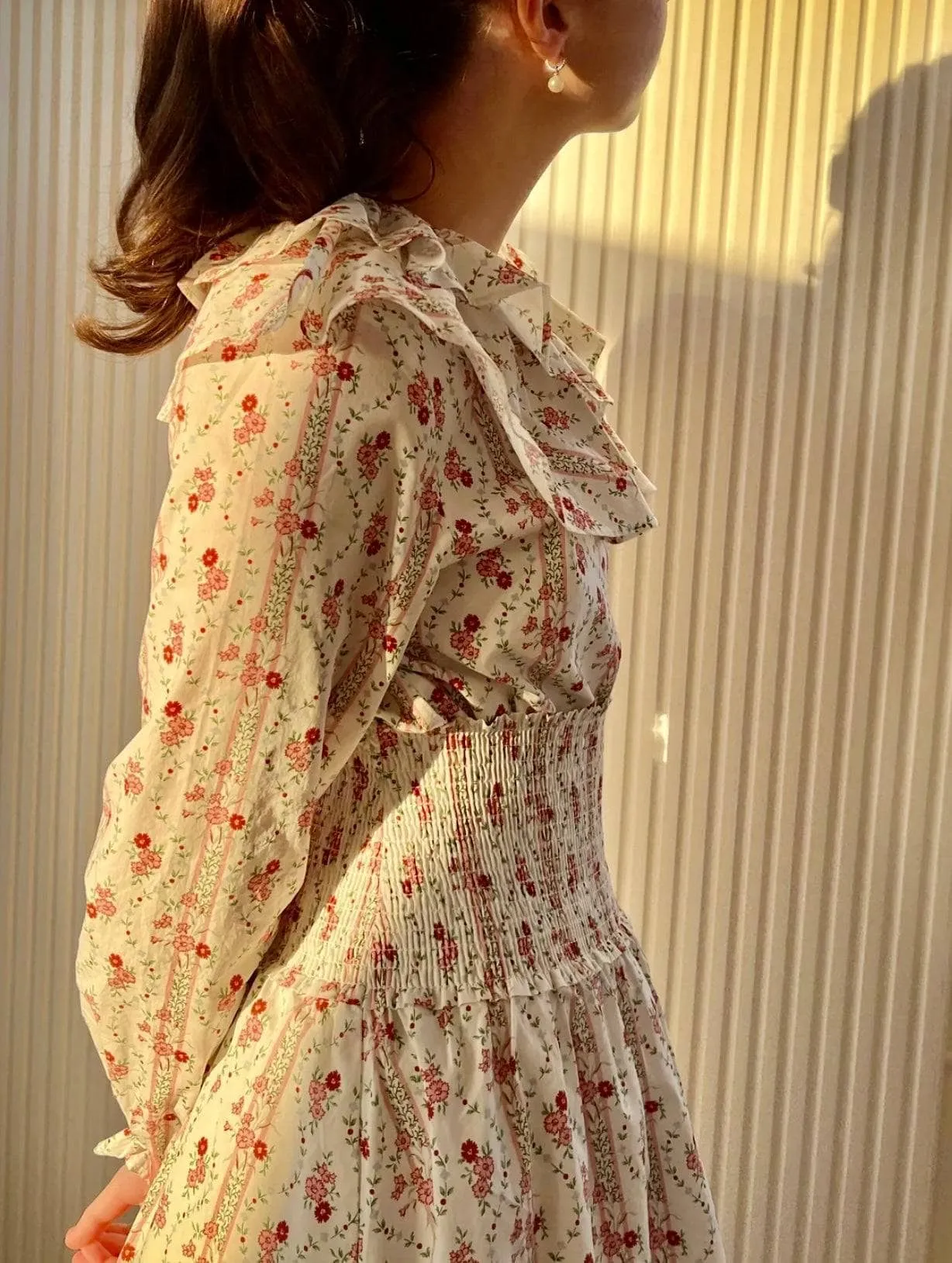Rebirth Floral Smock Skirt