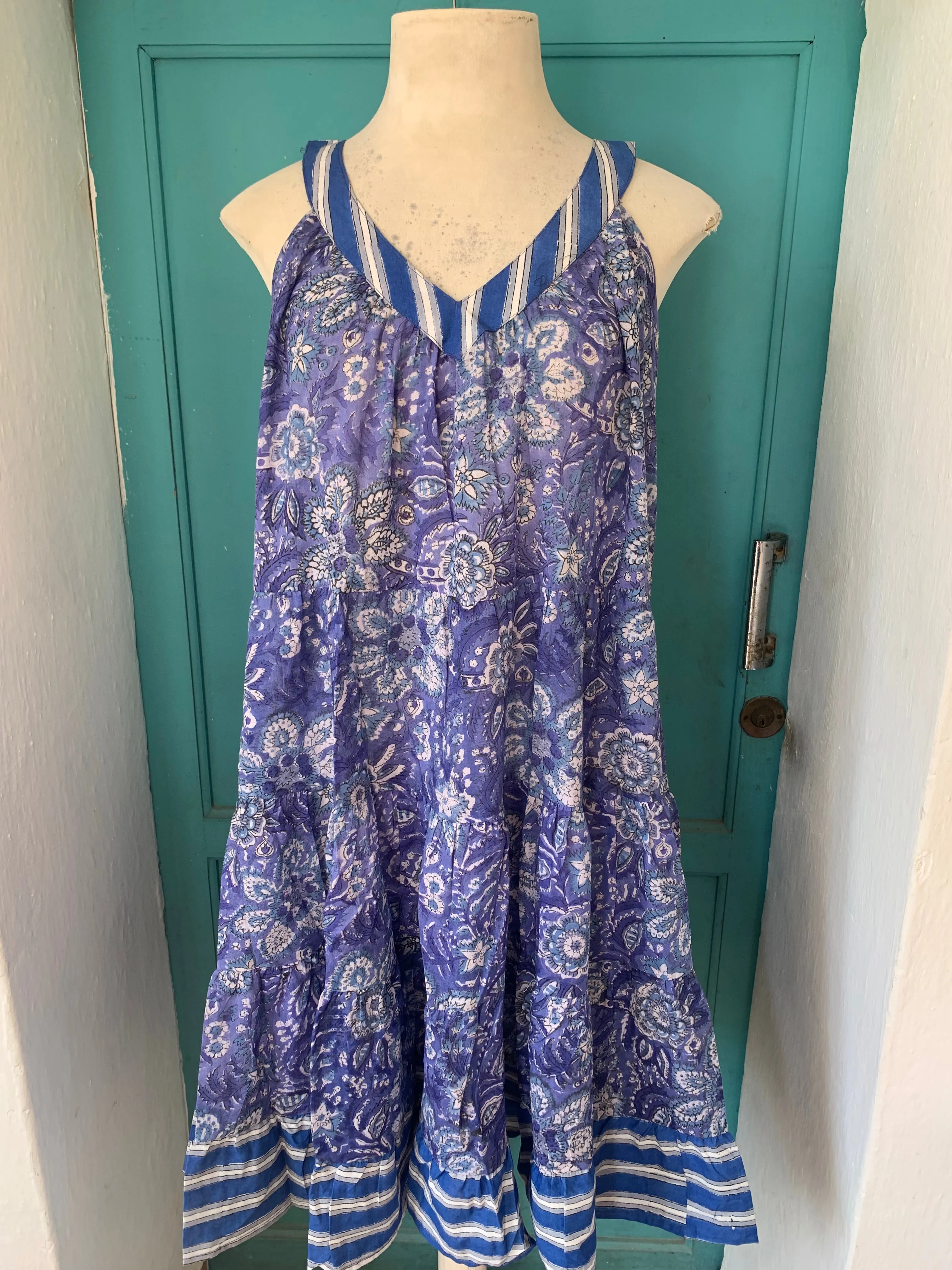 Rosie dress blue