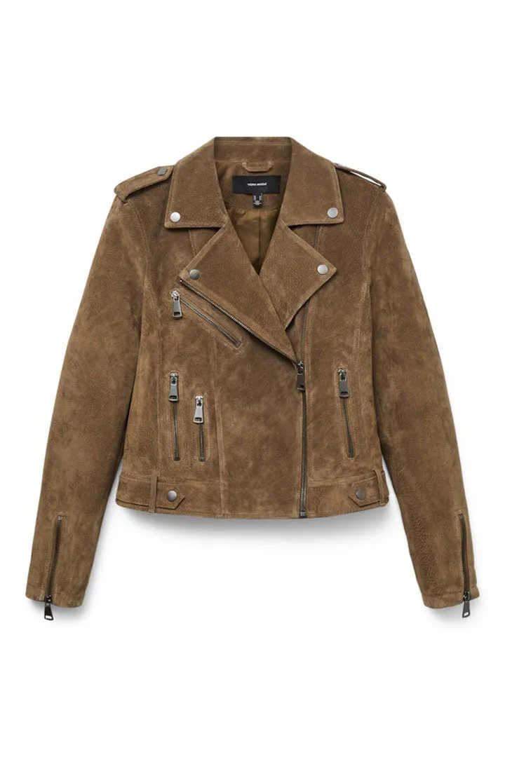 Royce Alice Short Suede Jacket