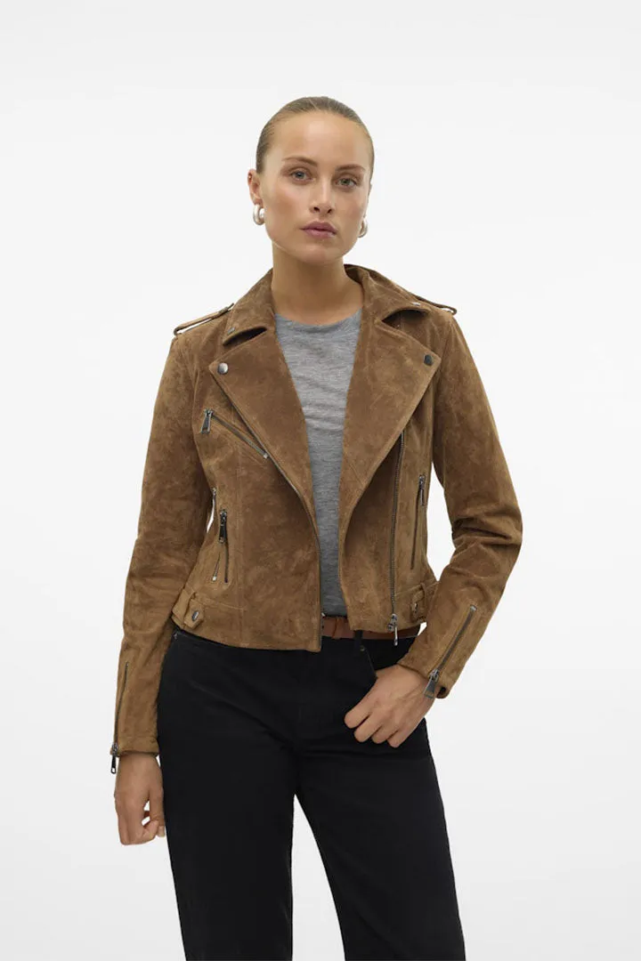 Royce Alice Short Suede Jacket