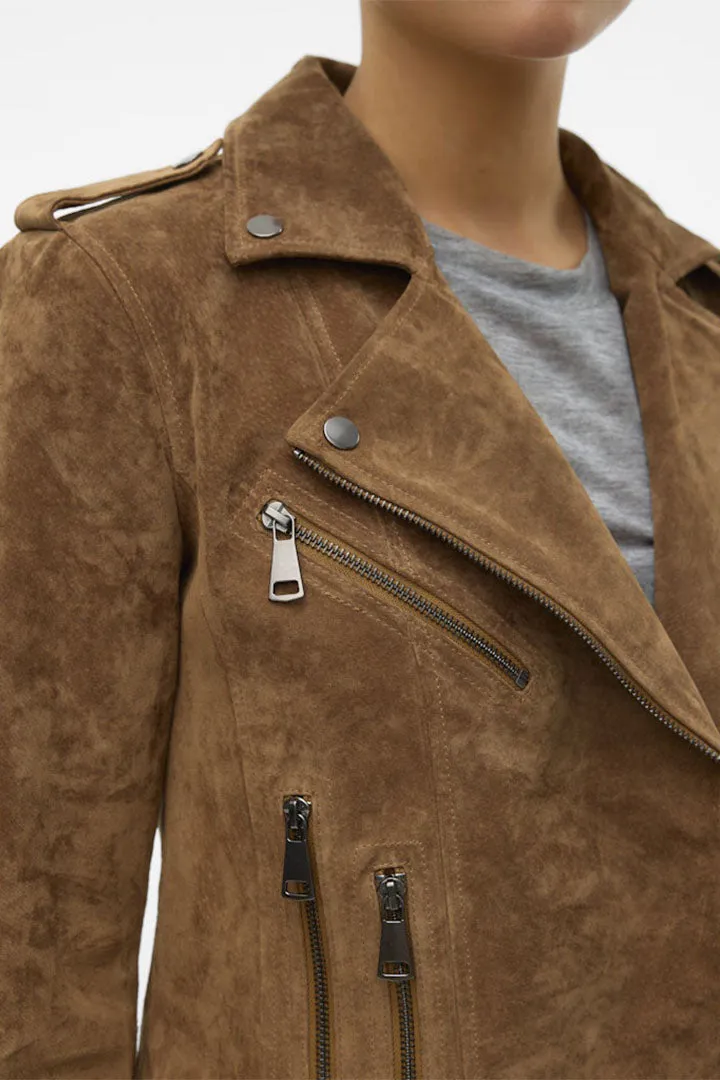 Royce Alice Short Suede Jacket