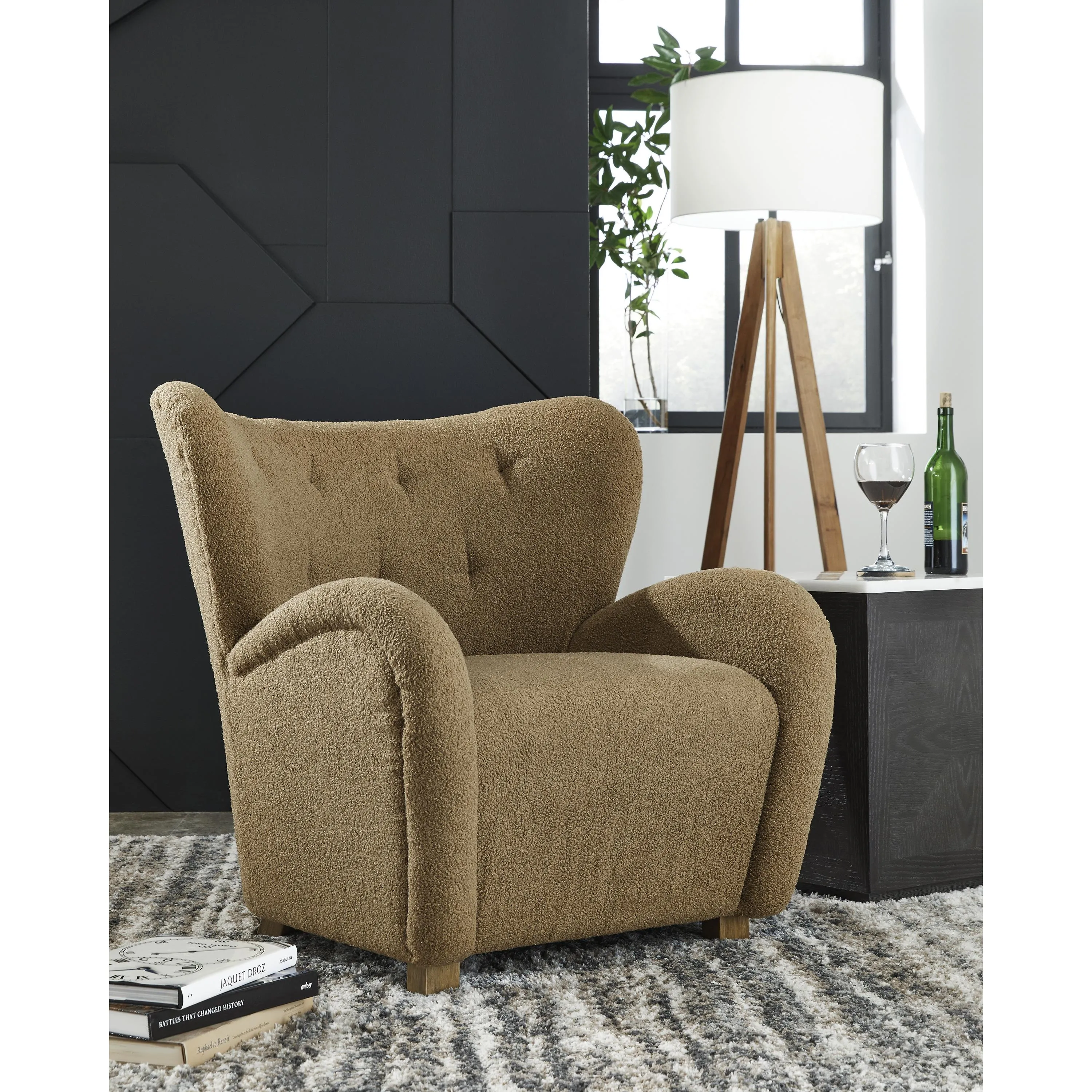 Signature Design by Ashley Larbell Stationary Fabric Accent Chair A3000710