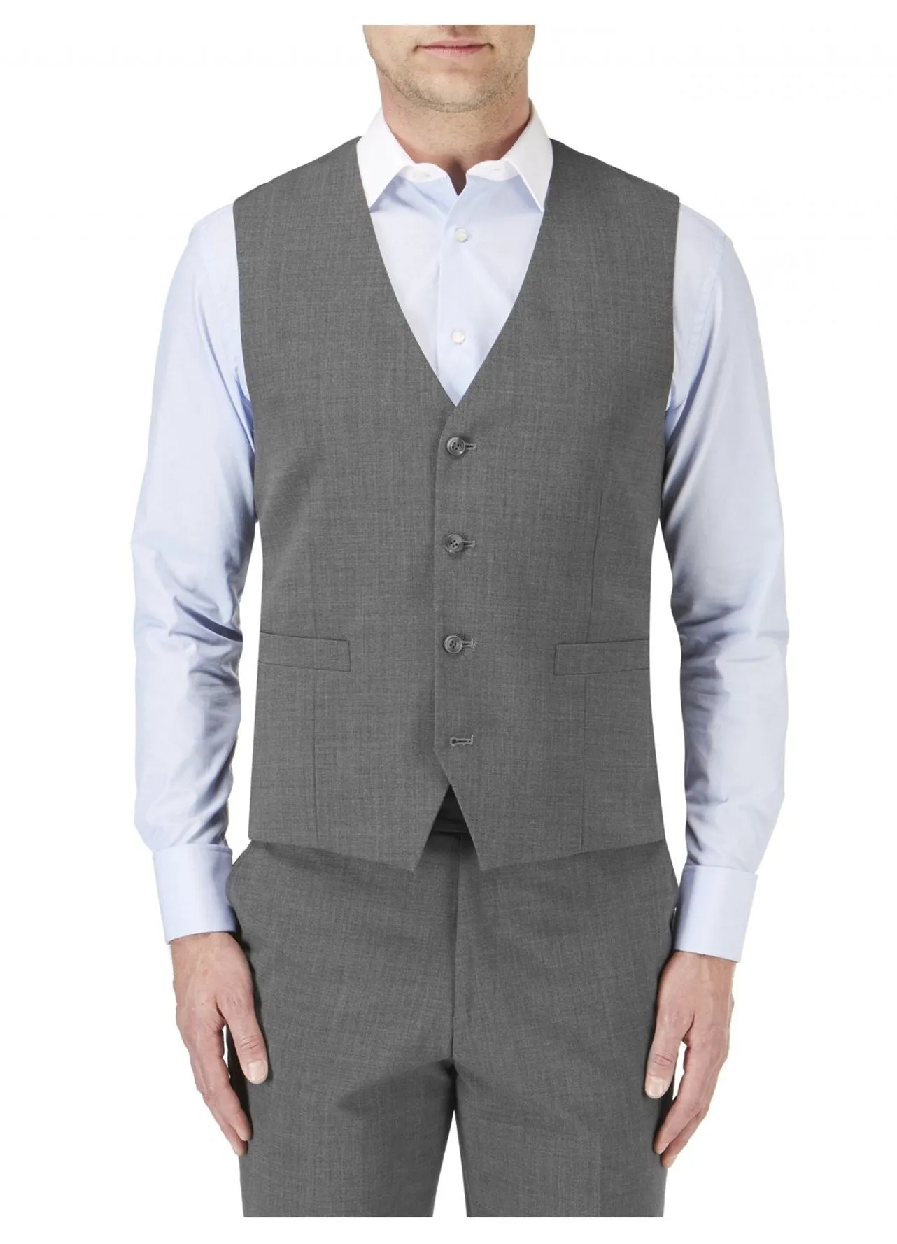 SKOPES Wool Rich Darwin Grey Waist Coat in Size 36 to 62