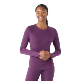 Smartwool Women's Classic Thermal Merino 250 Crew Neck Long Sleeve Base Layer Top (Purple Iris Heather)