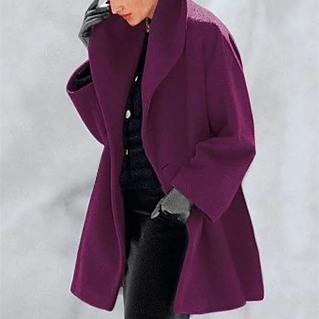 Solco - Minimalist Solid Color Coat