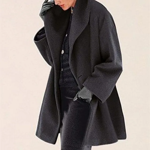 Solco - Minimalist Solid Color Coat