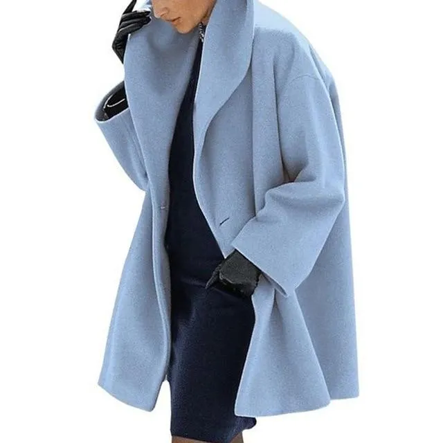 Solco - Minimalist Solid Color Coat