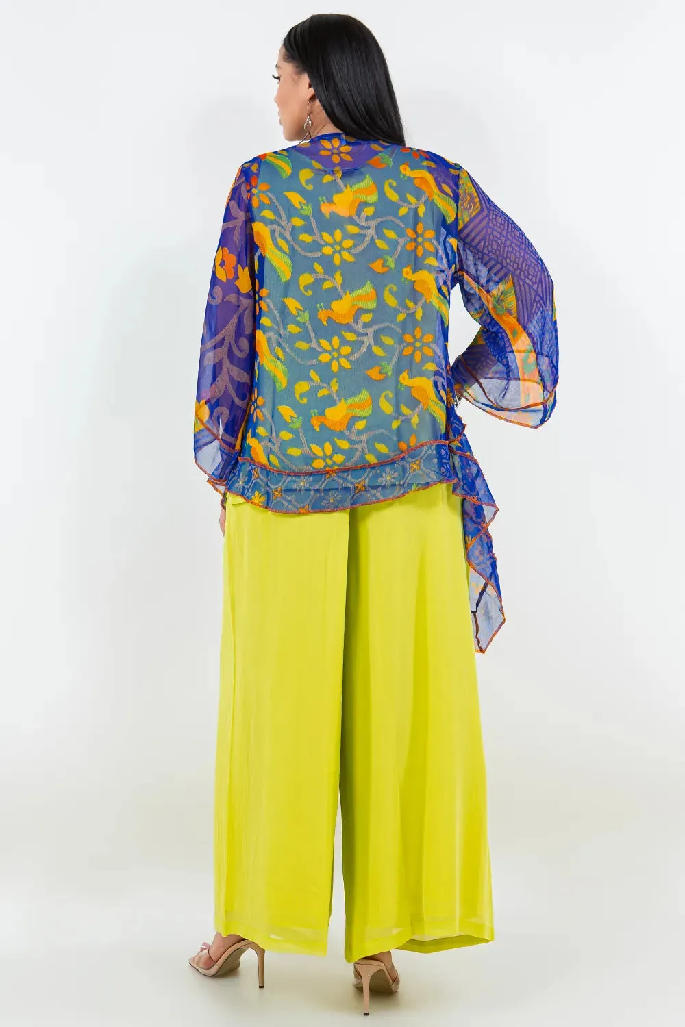 Sterling Style Short Butterfly Jacket - 5923SBJ BLUE/MULTI