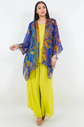 Sterling Style Short Butterfly Jacket - 5923SBJ BLUE/MULTI