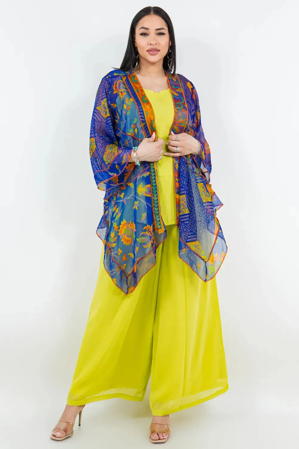 Sterling Style Short Butterfly Jacket - 5923SBJ BLUE/MULTI