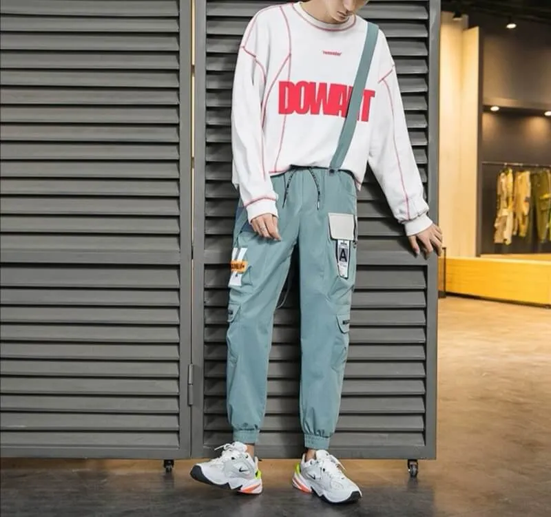 Stockholm Cargo Pants Japanese Streetwear Joggers