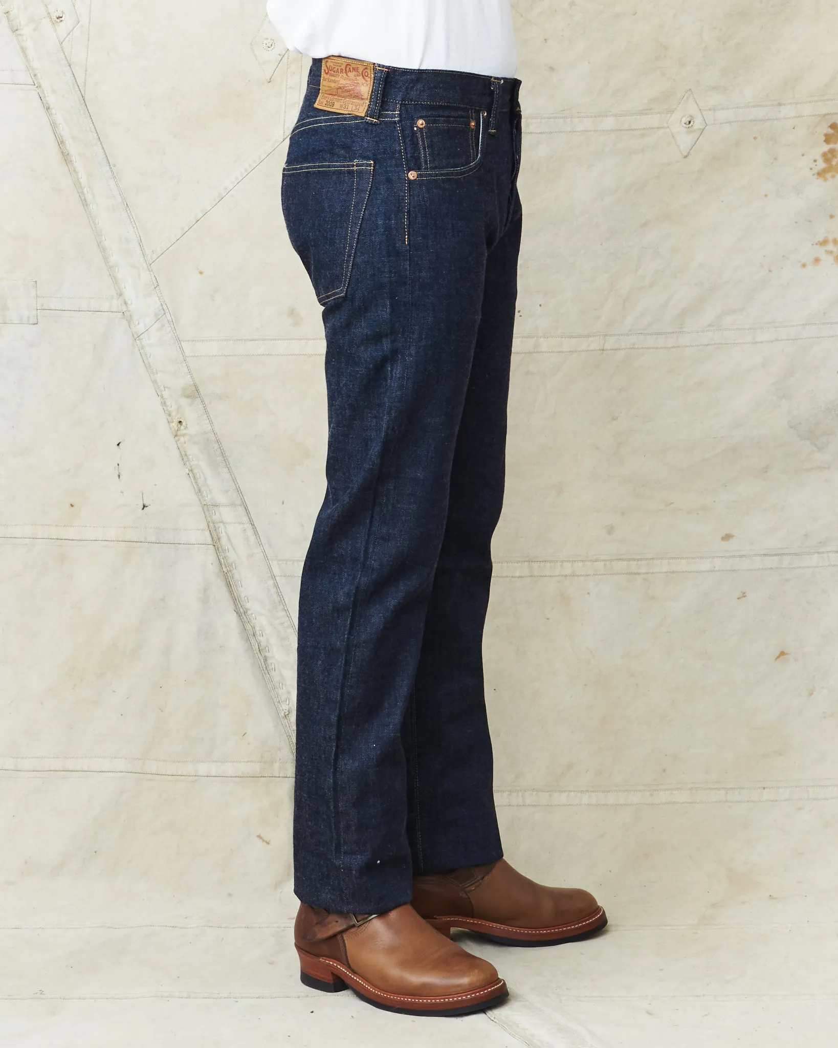Sugar Cane & Co. Lot 2009 Slim Straight One Wash Jeans SC42009A