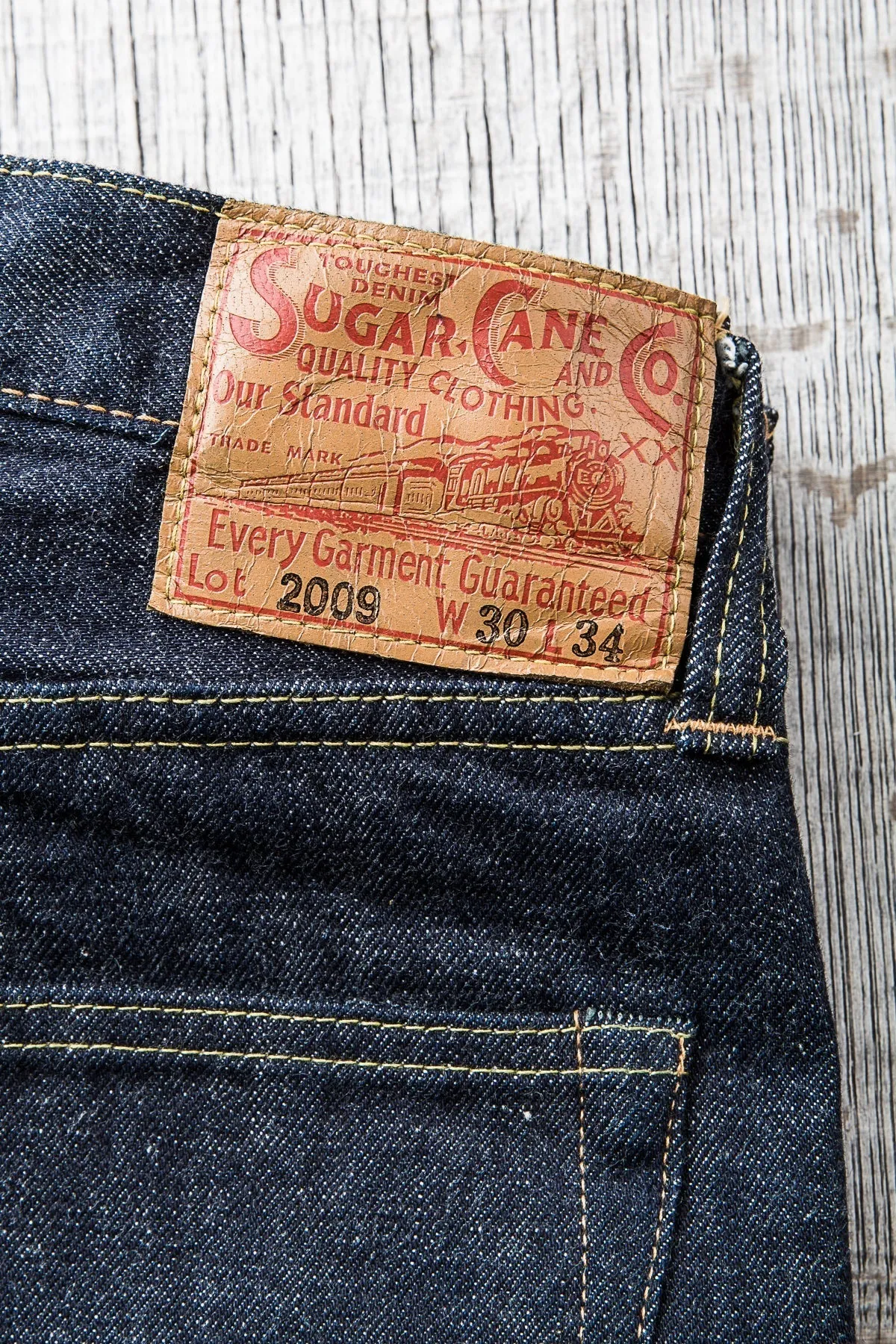 Sugar Cane & Co. Lot 2009 Slim Straight One Wash Jeans SC42009A