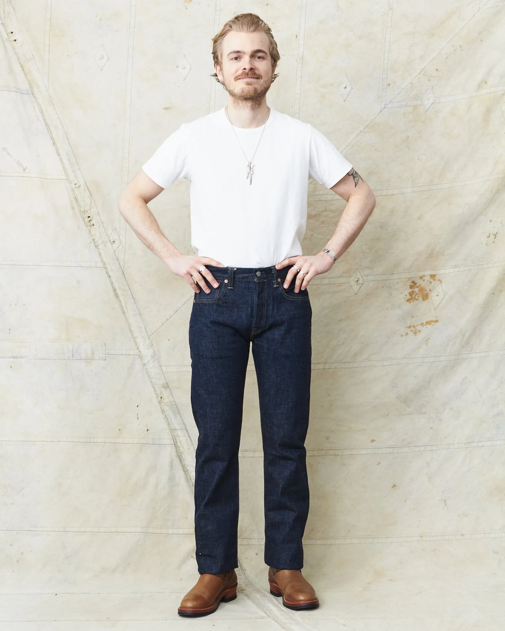 Sugar Cane & Co. Lot 2009 Slim Straight One Wash Jeans SC42009A