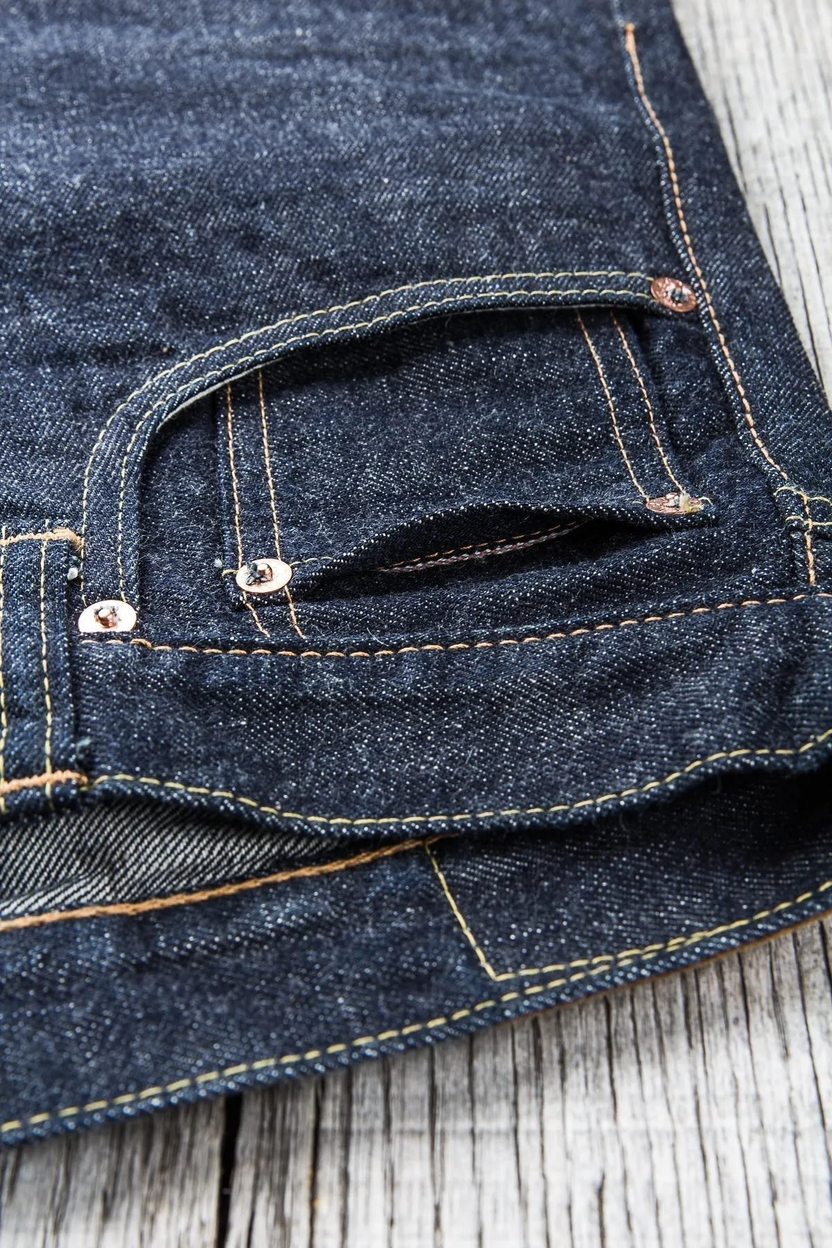 Sugar Cane & Co. Lot 2009 Slim Straight One Wash Jeans SC42009A
