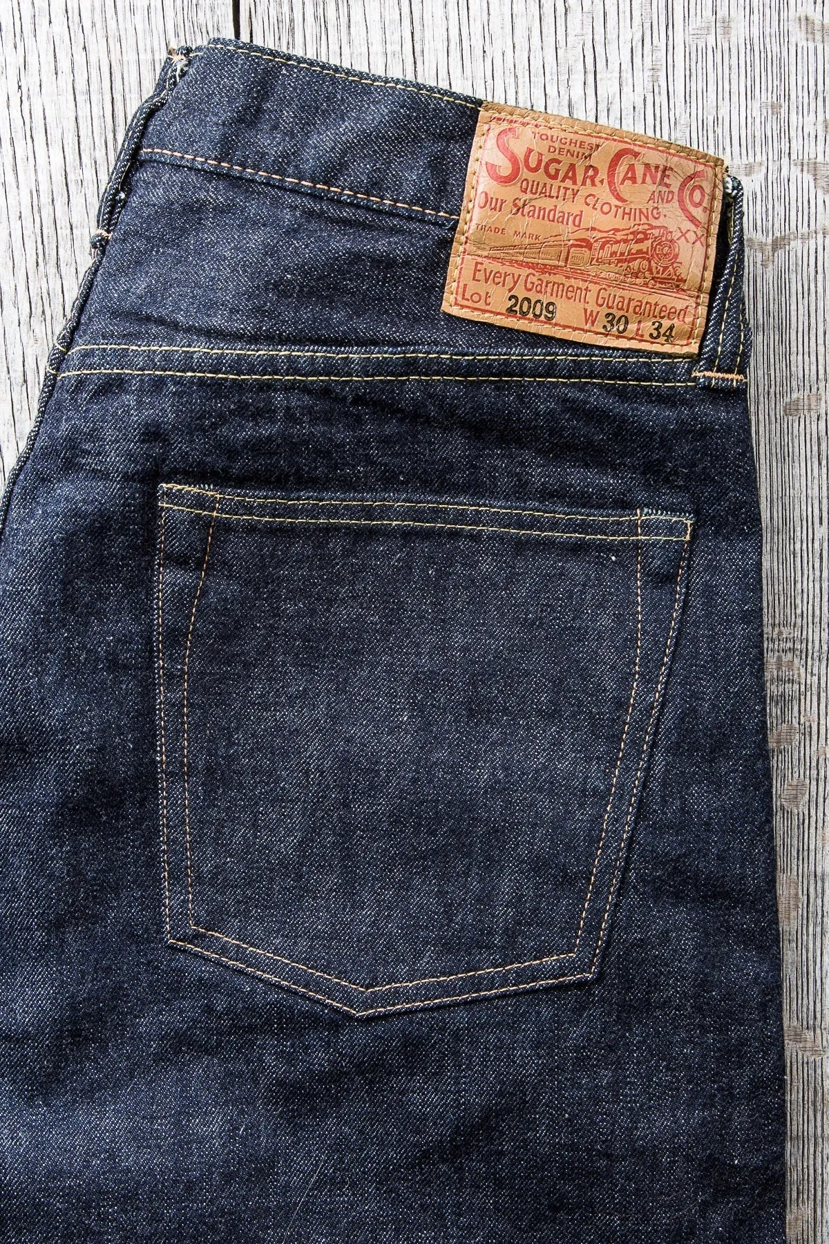 Sugar Cane & Co. Lot 2009 Slim Straight One Wash Jeans SC42009A
