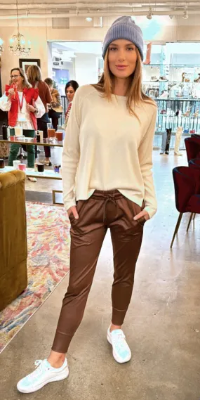 The Faye Coated Jogger