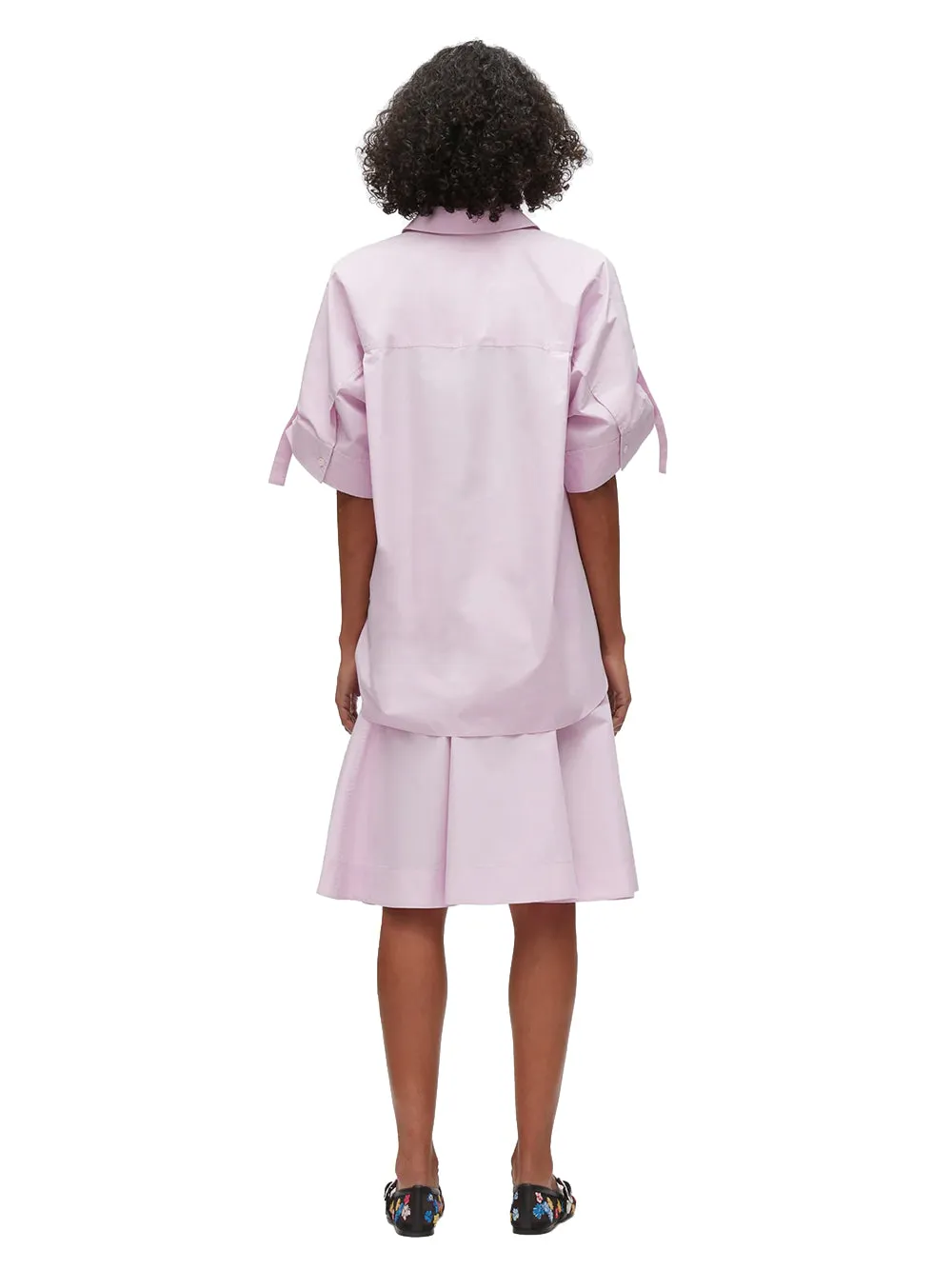 Tucked Front Shirt Dress (Wisteria)