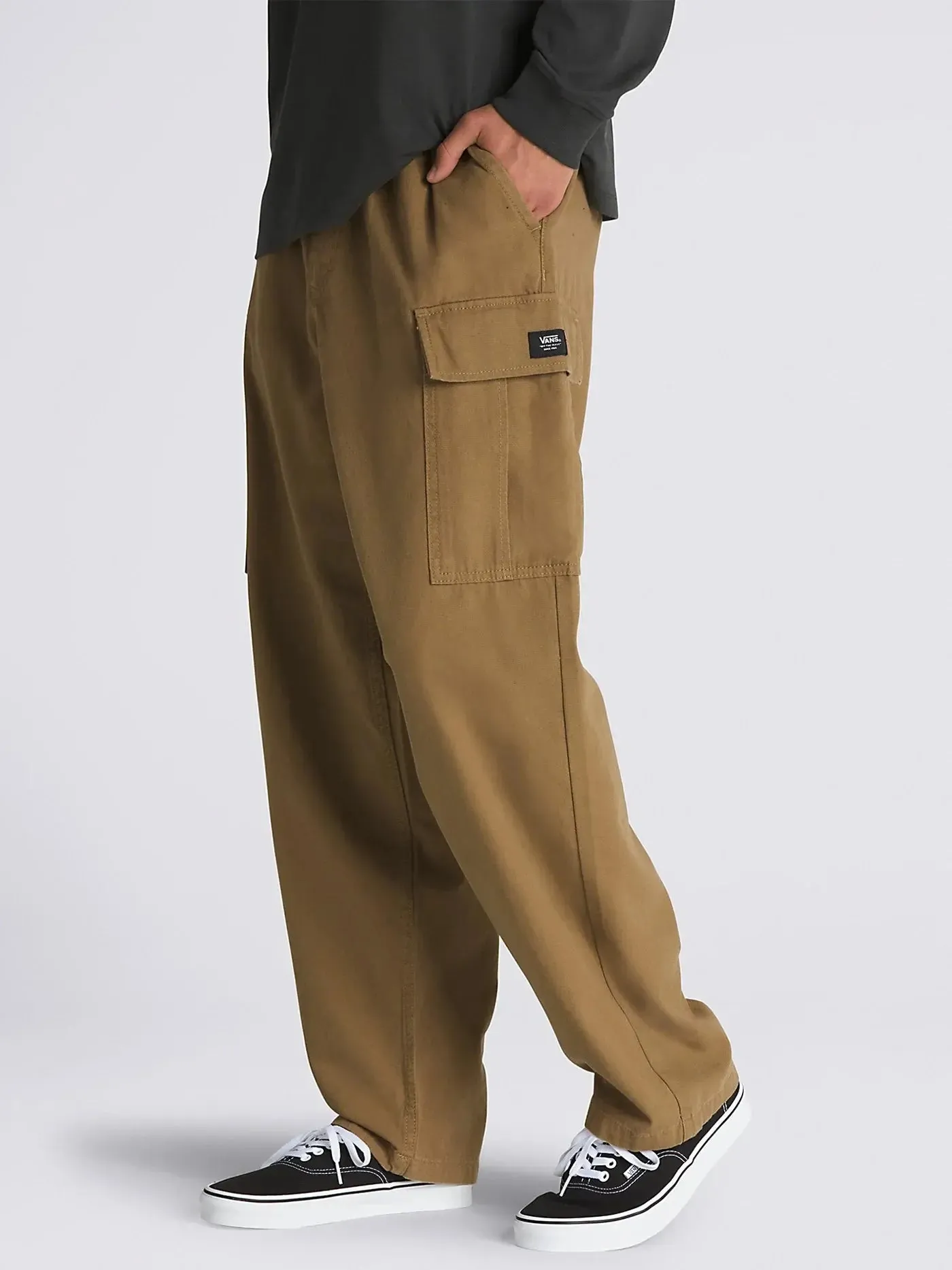 Vans Range Cargo Baggy Elastic Pants - Brown