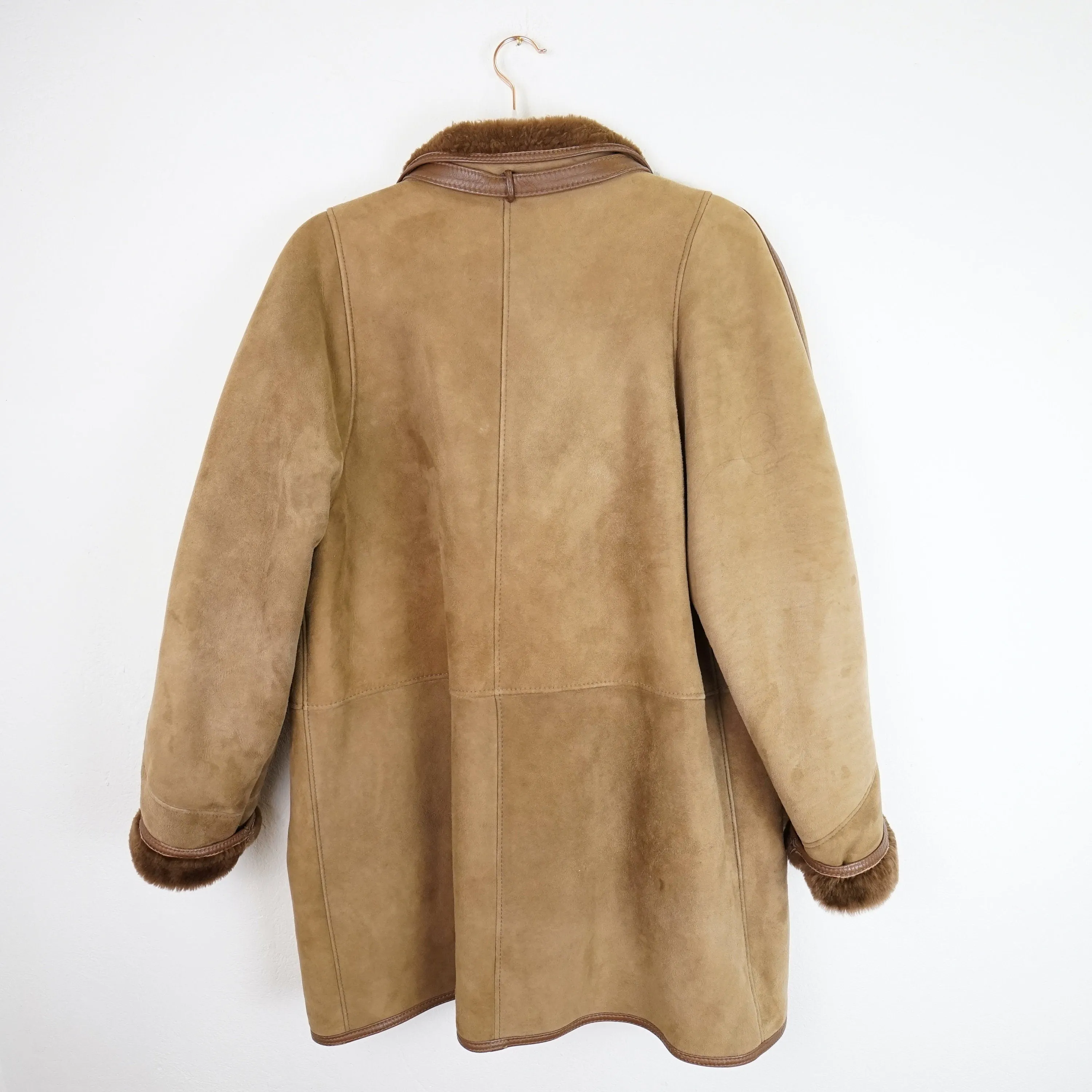 Vintage Shearling Coat Size M-L