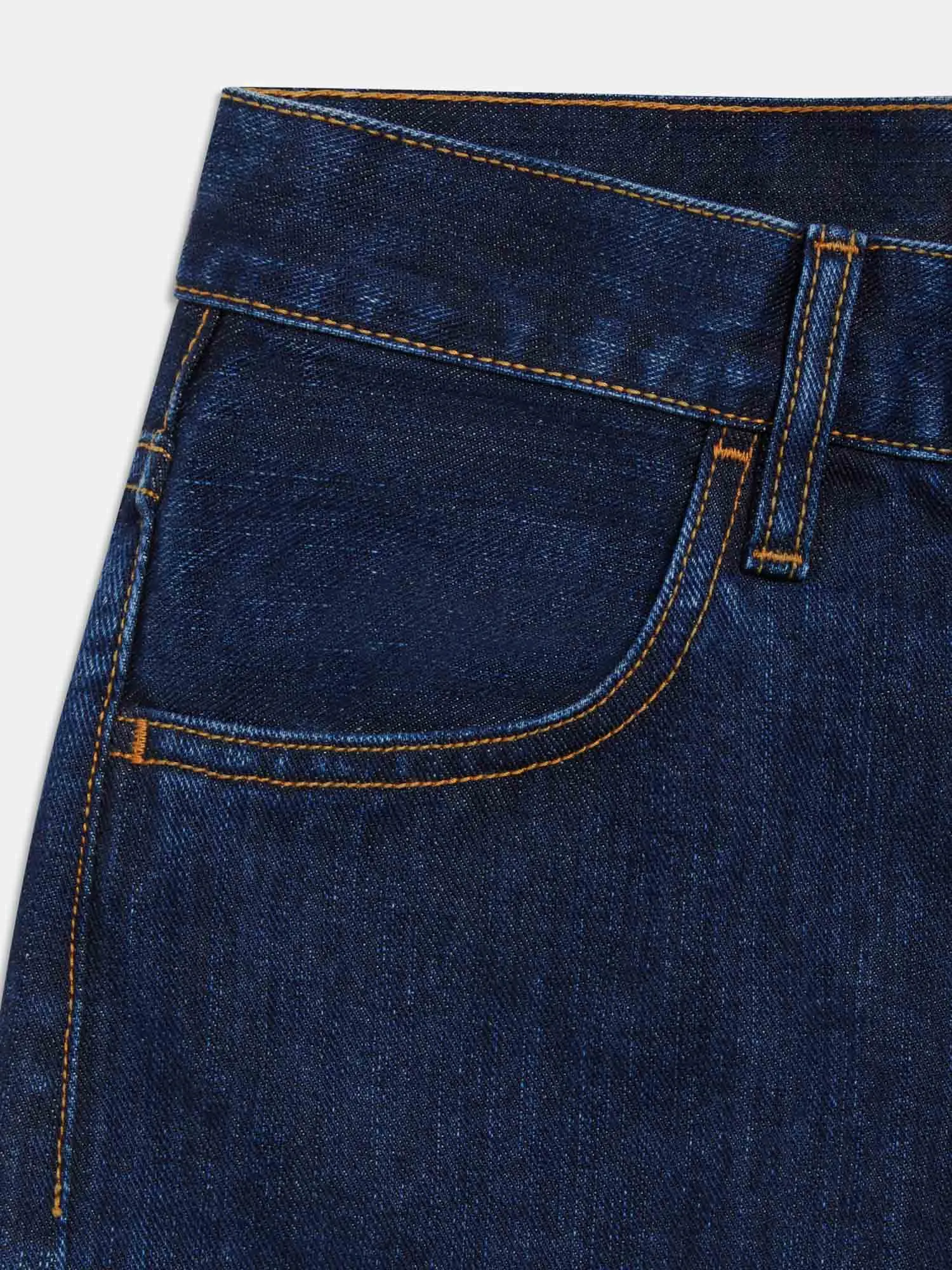 Womens Nettle Denim Straight Leg Jeans—rinse wash