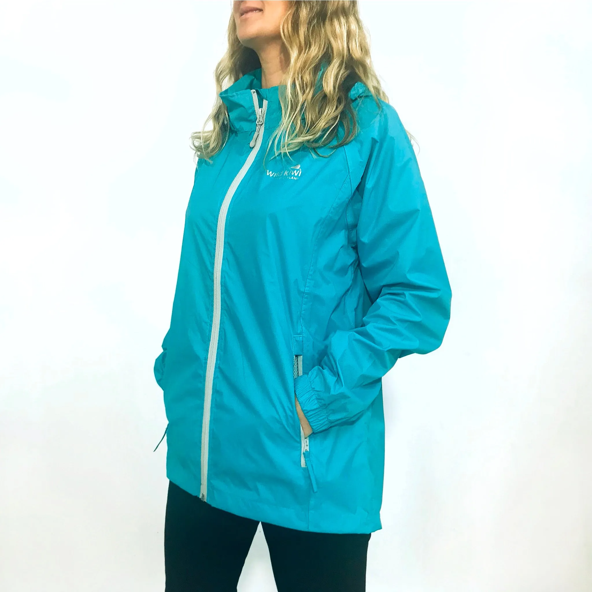 Womens Packable Rain Jacket - Wild Kiwi