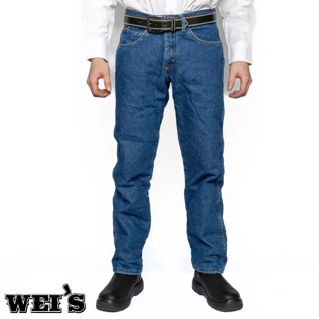 Wrangler Work Men's Jeans Thermal Fleece Lined