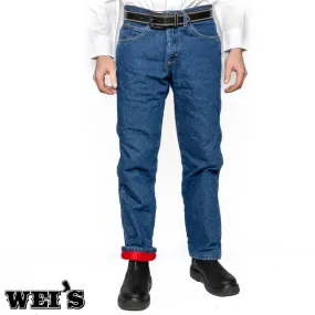 Wrangler Work Men's Jeans Thermal Fleece Lined