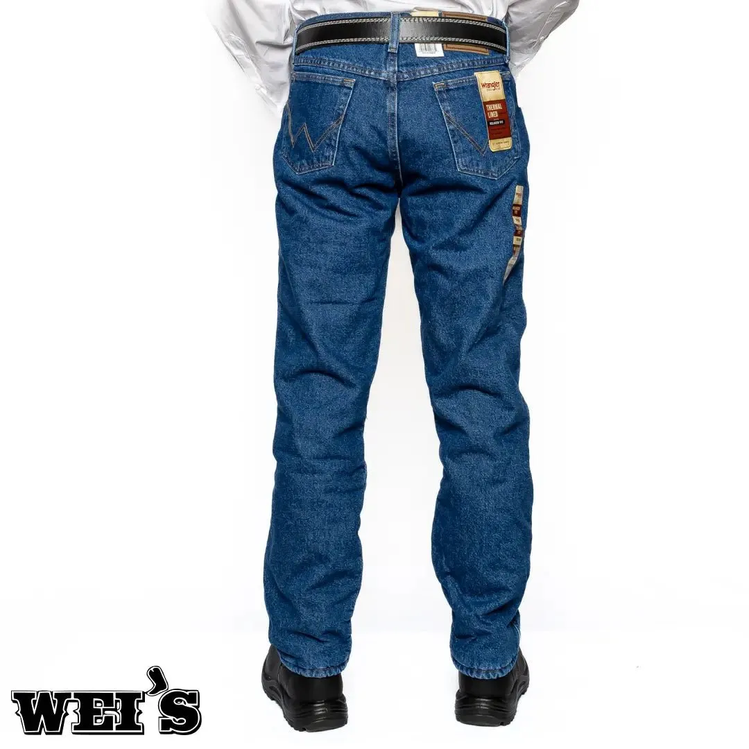 Wrangler Work Men's Jeans Thermal Fleece Lined